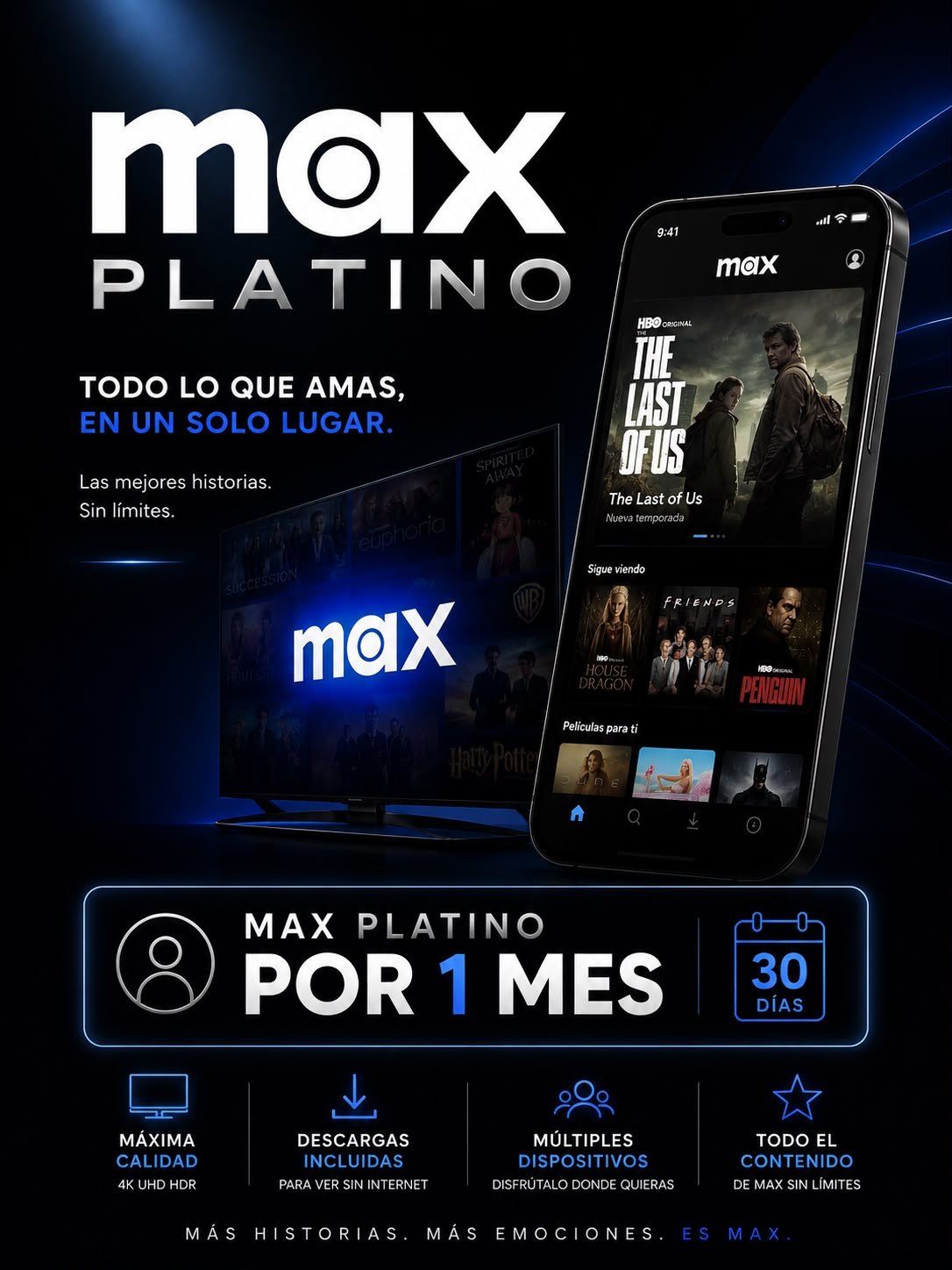 MAX PLATINO PERFIL